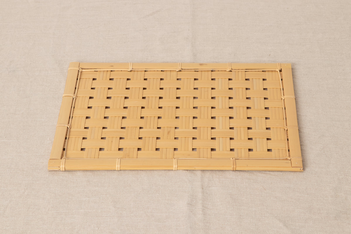 R520204-1　愛媛県/真竹（白竹）　四つ目ランチョンマット