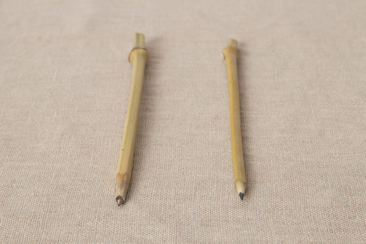 R110401　大分県　竹枝エンピツ・竹枝ボールペン　2種