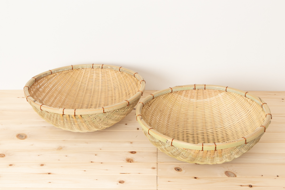 R630103　愛知県/淡竹　揚げざる　尺六寸・48cm（そば用・うどん用）