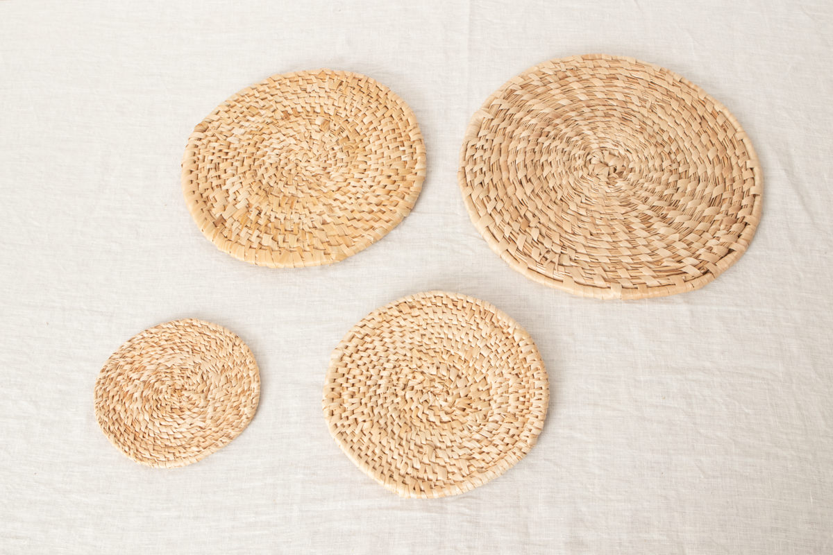 R810814　沖縄県石垣島/月桃　円座15cm・20cm・25cm・30cm　4サイズ