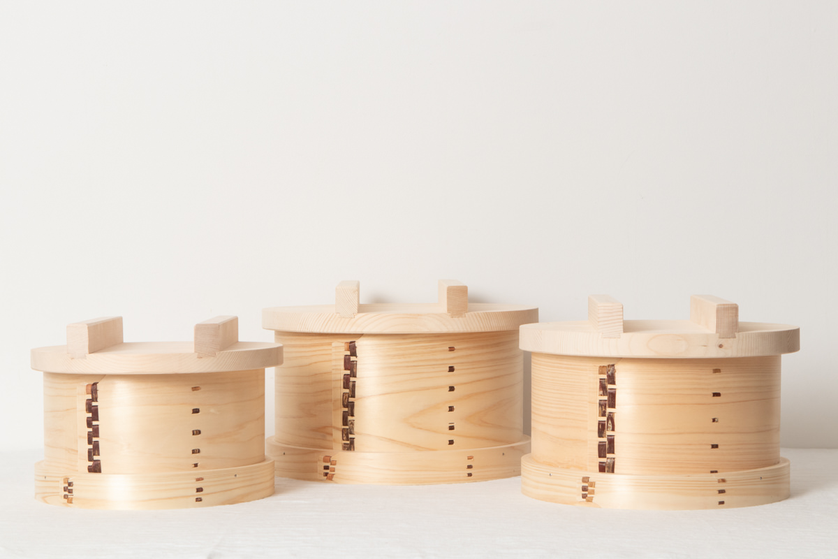 R811117　岐阜県/ひのき　特級和せいろ　蓋別売　24cm・27cm・30cm　3サイズ