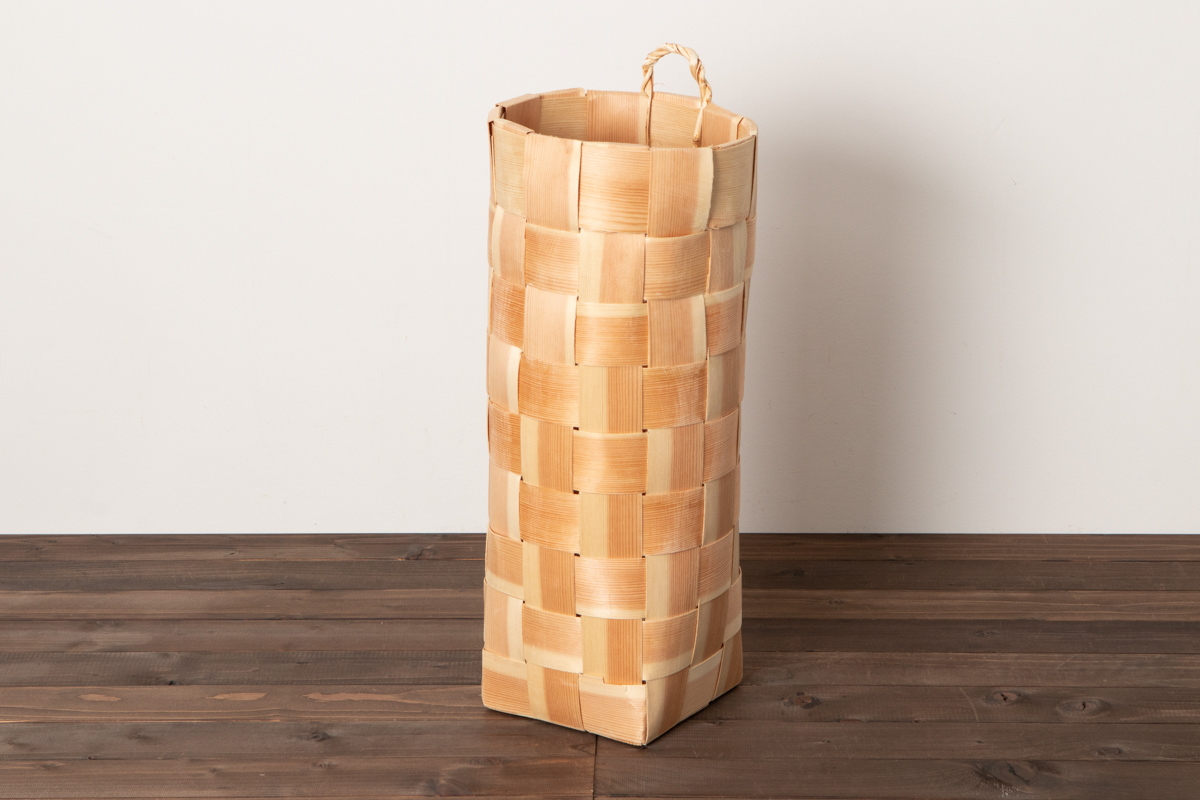 R330723-1　エストニア/パイン　アンブレラ　バスケット（傘入れかご）