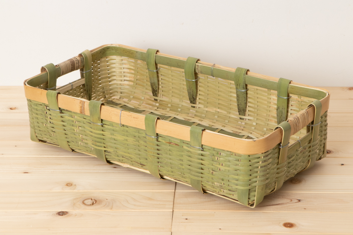 R810206-1　茨城県/真竹（青竹）　道具かご