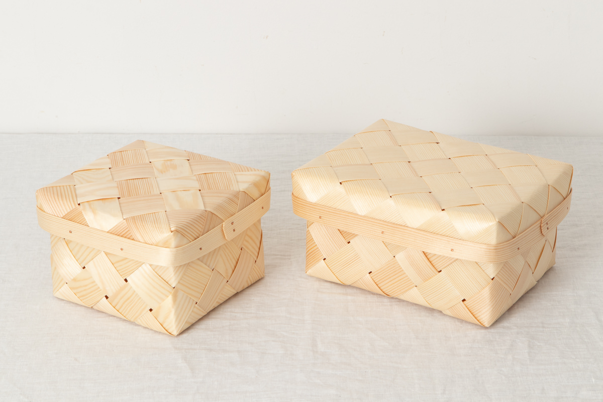 R330741　エストニア/パイン　スクエアボックス・ロングボックス　2種