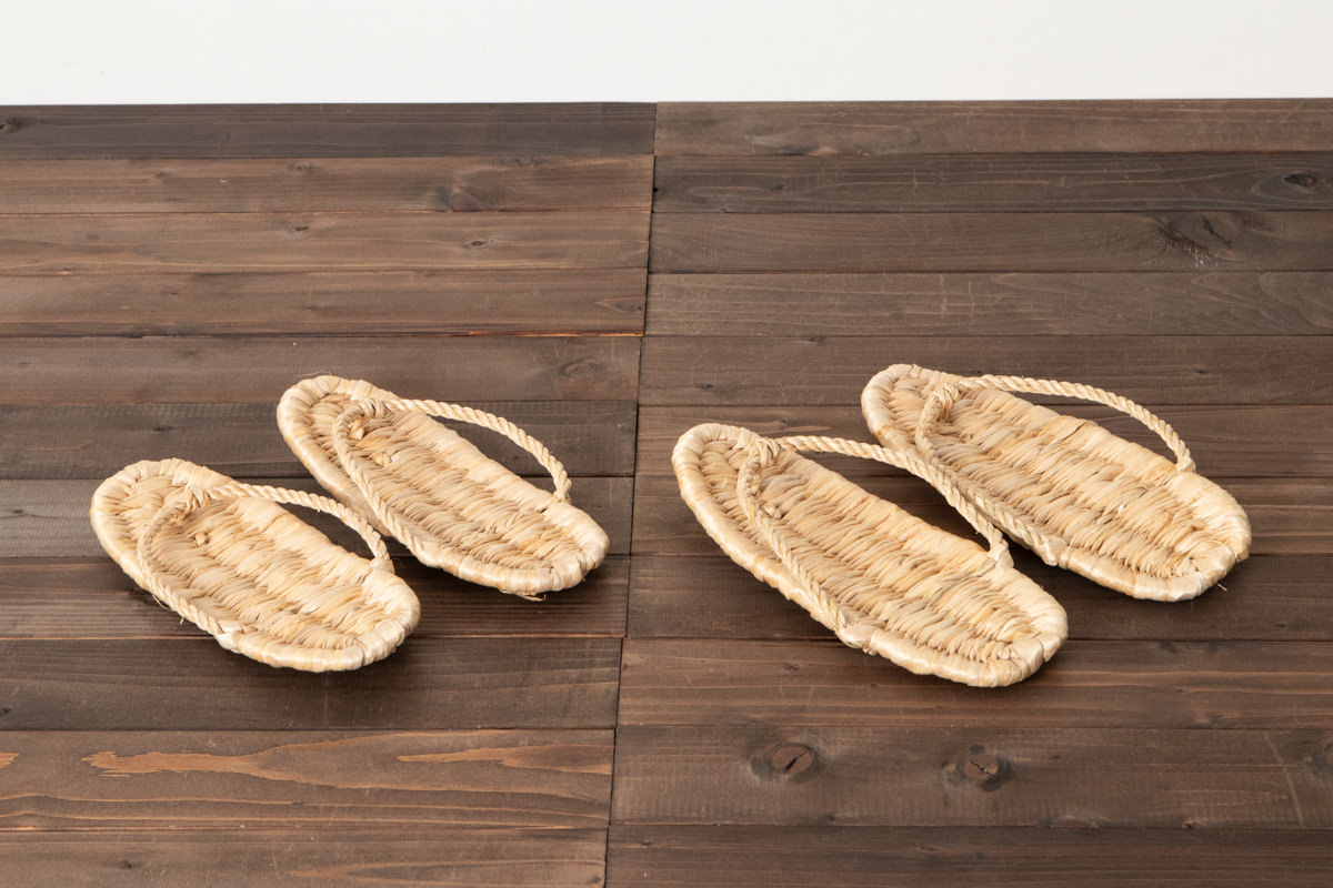 R620304　岡山県/がま　ぞうり 小・大　2サイズ