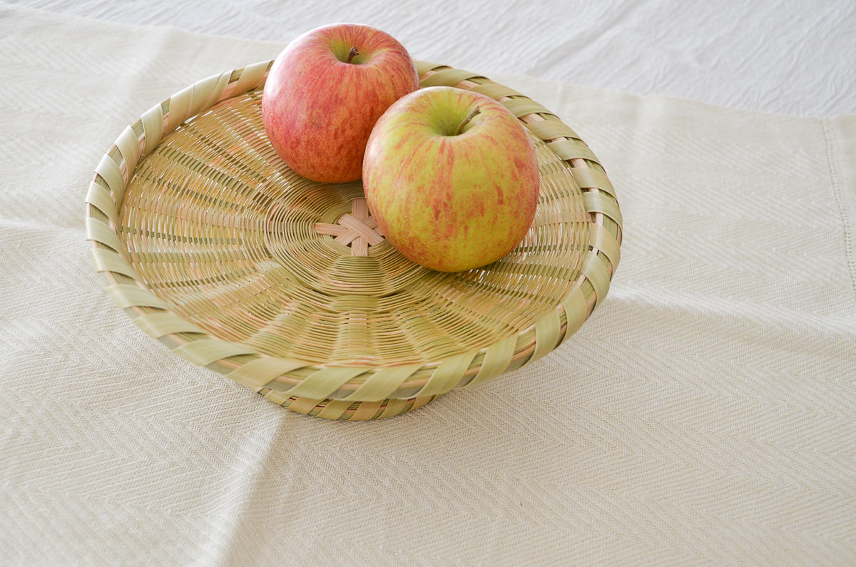 R220664-2　大分県/真竹（青竹）　コンポートバスケット　小