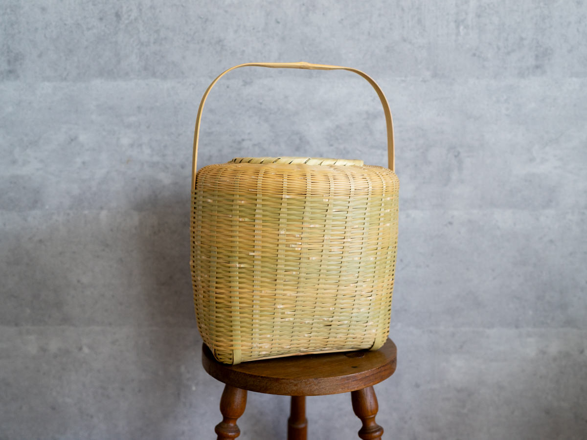 R220681-1　大分県/真竹（青竹）　ナバテゴ　きのこかご