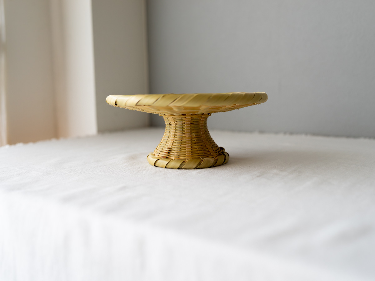 R220686-1　大分県/真竹（青竹）　コンポートバスケット　ミニ