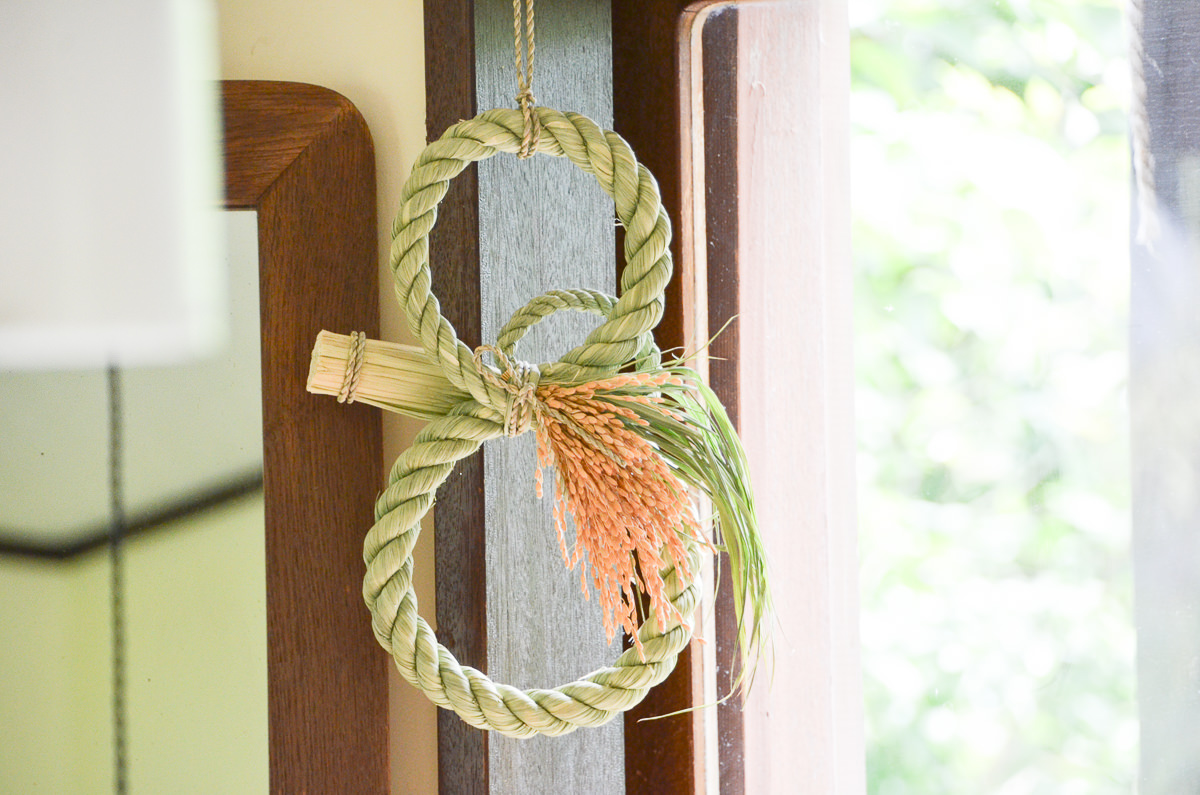 R721040-1　長野県_稲わら　しめかざり　三拍子 -さんびょうし-　2024-25　【完成】