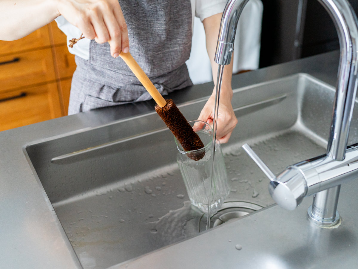 R250824-01　和歌山県/しゅろ　ポット用たわし