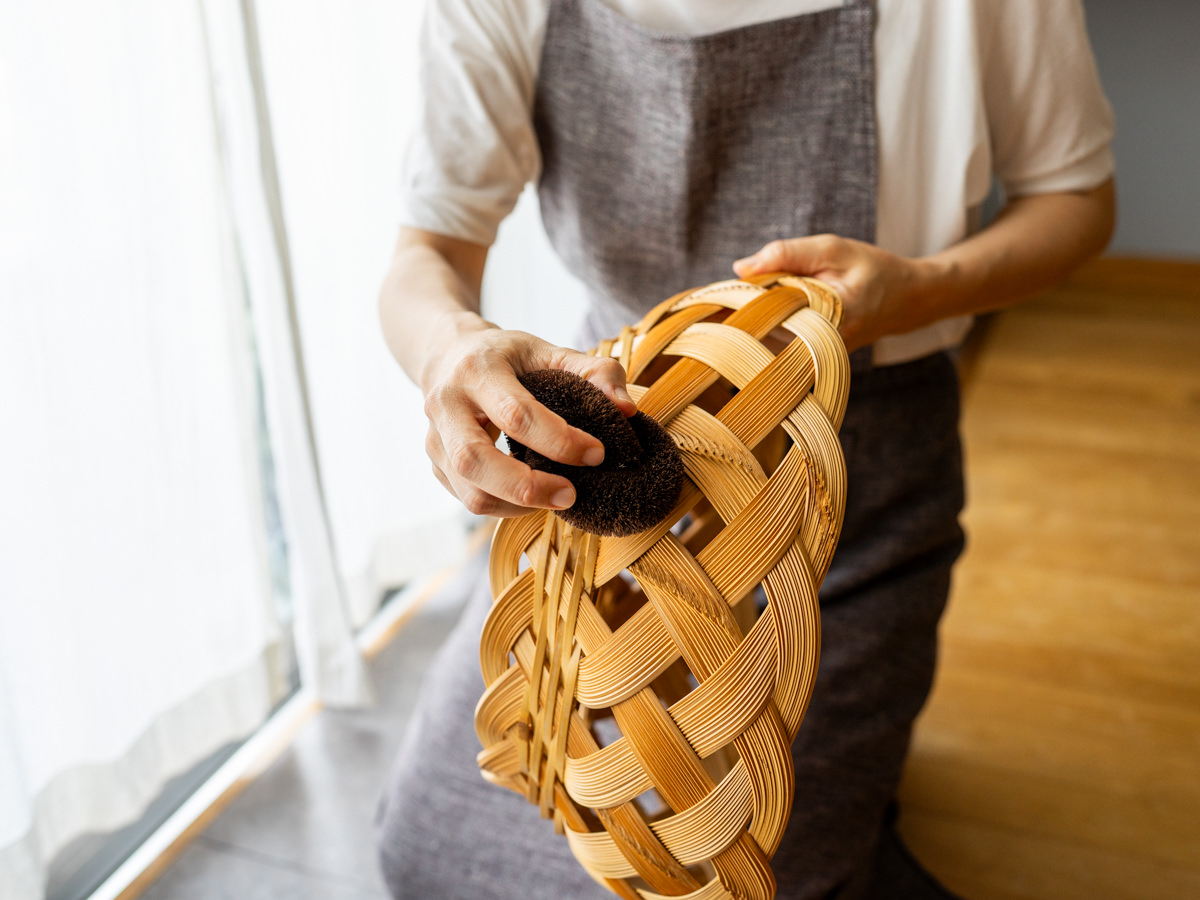 R250828　和歌山県/しゅろ　たわし　むすび