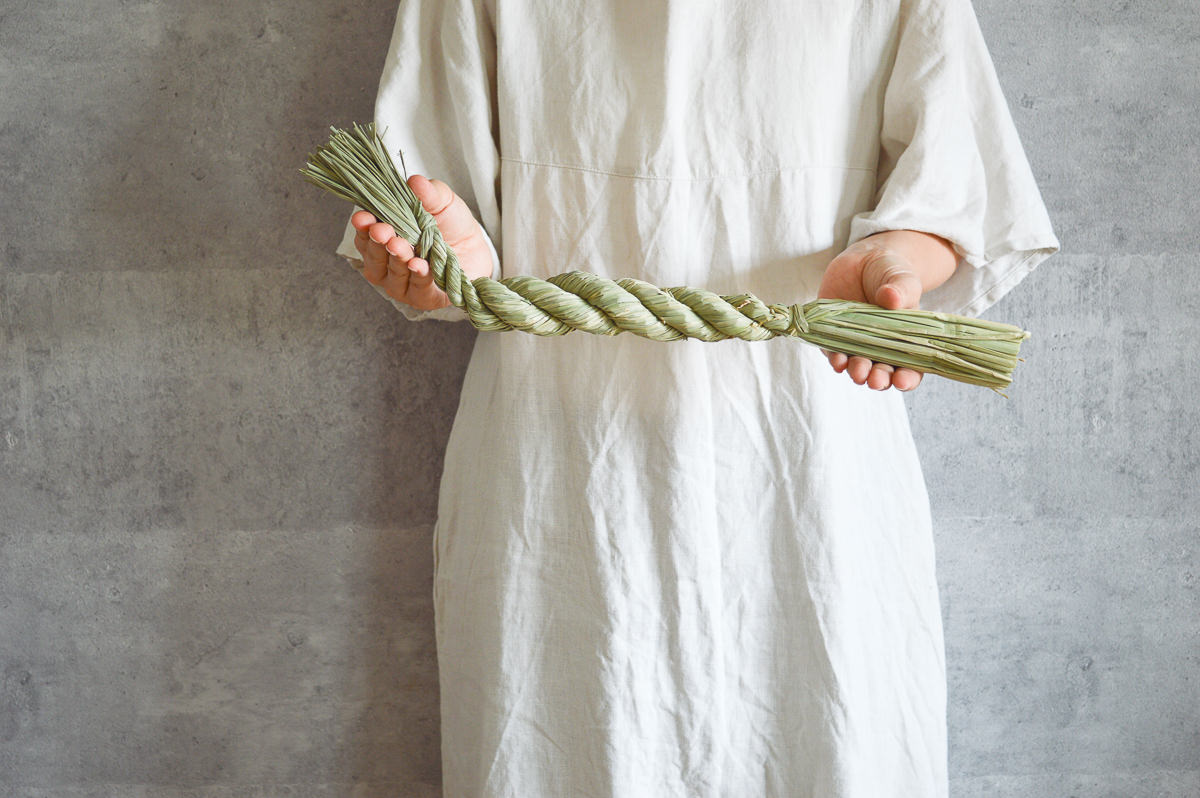 R250924-1　東京都/稲わら　しめかざり　荒神‐こうじん‐　2025-26　【完成】