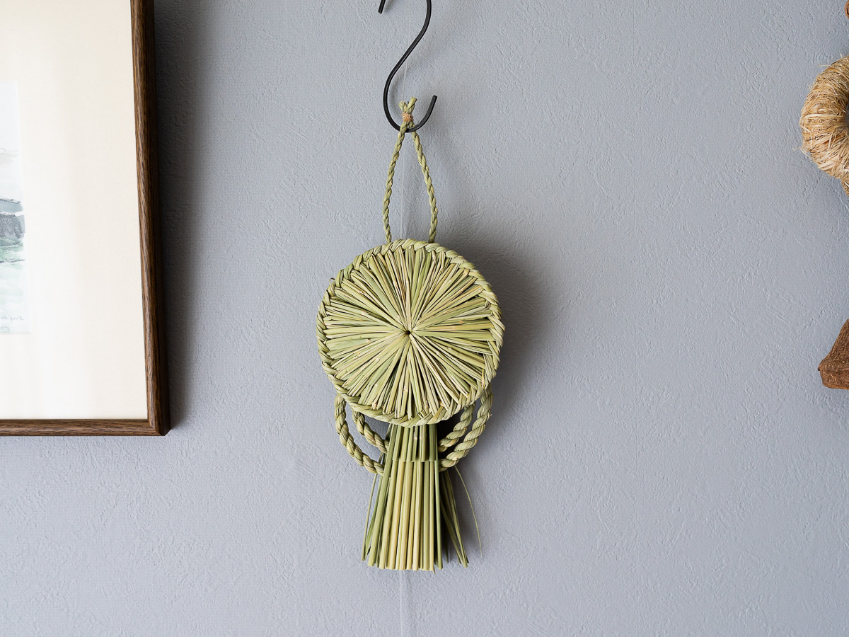 R721046-1　長野県/稲わら　しめかざり　後光　-ごこう-　2025-26　【完成】