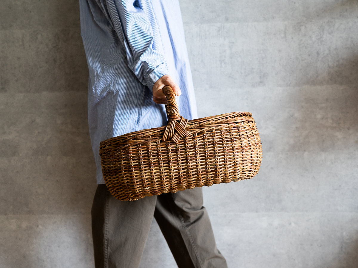 R311211-1　長野県/あけび　パンバスケット