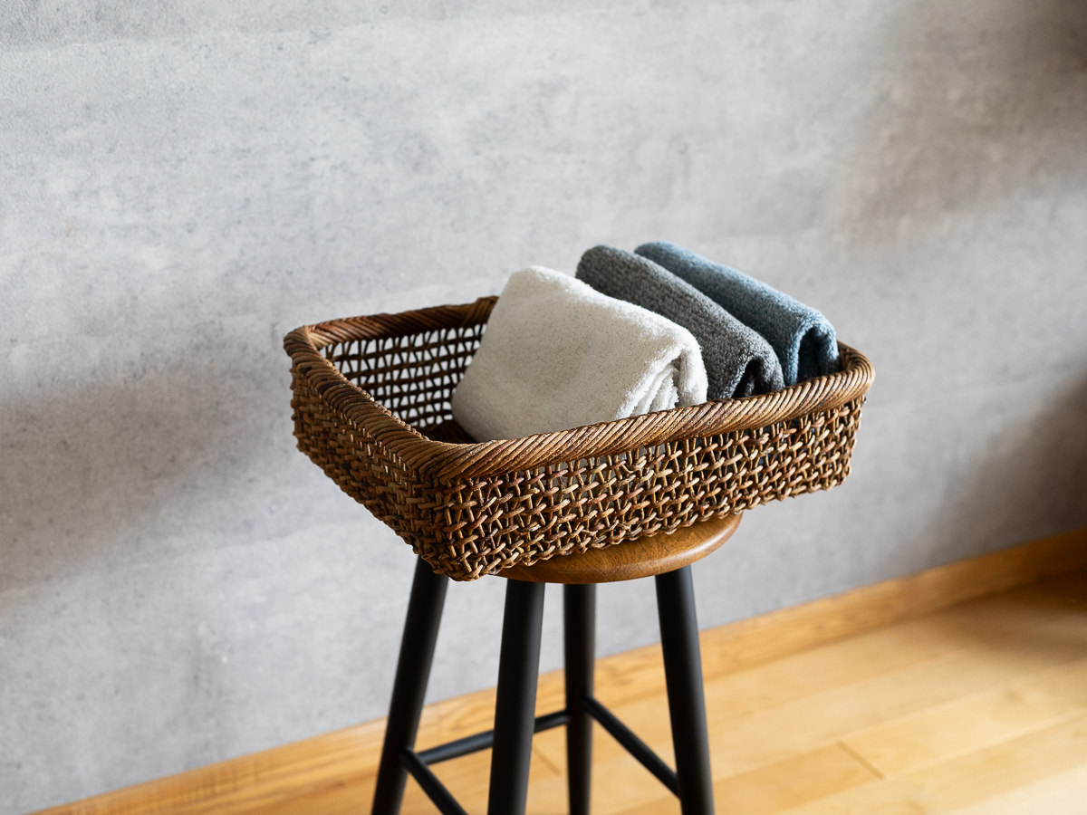 R311229　長野県/あけび　すかし編角バスケット　小・中・大　3サイズ