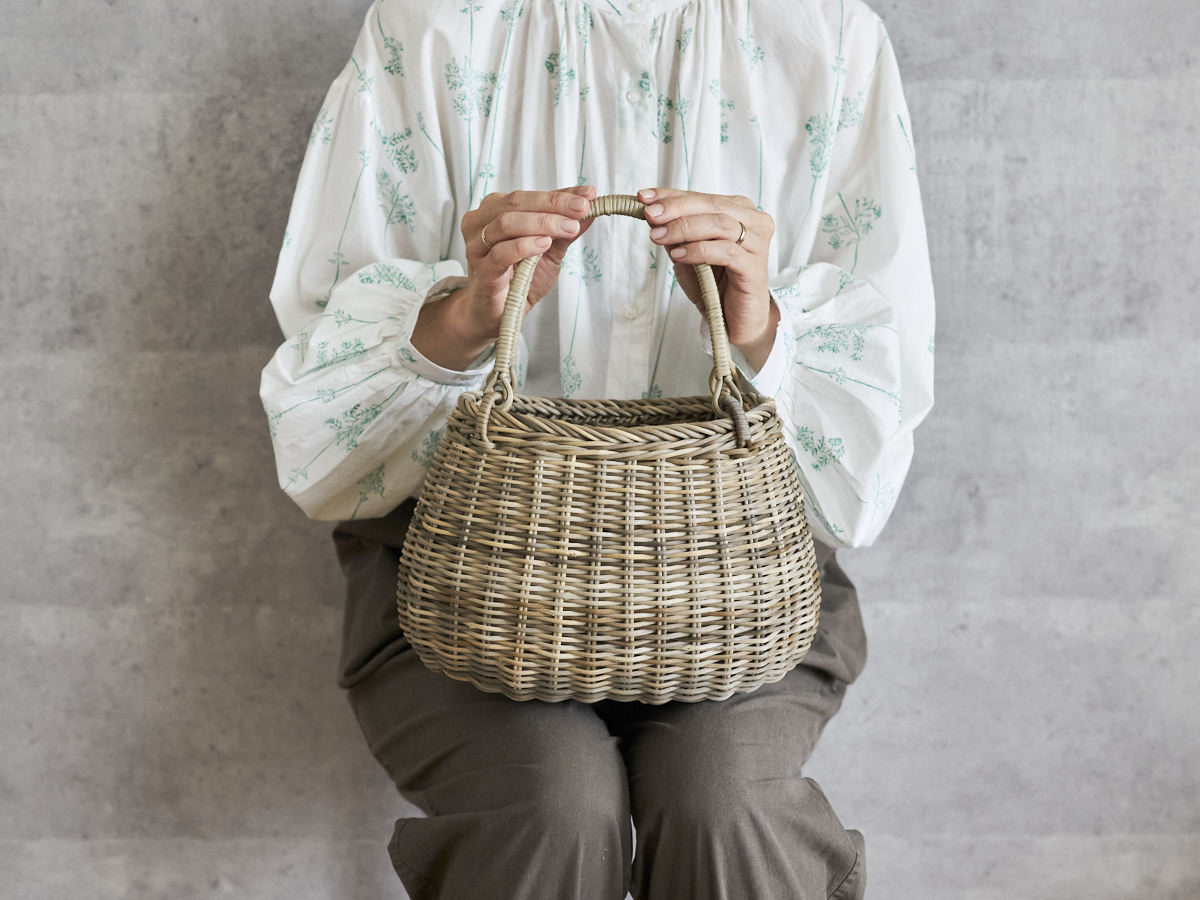 R311247-1　長野県/むきあけび　手提げ　コロコロ