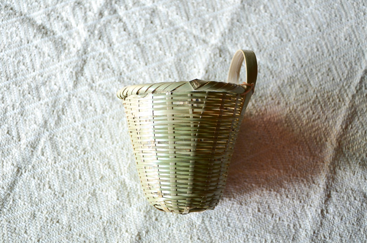 R330602-1　茨城県/真竹　水取りざる