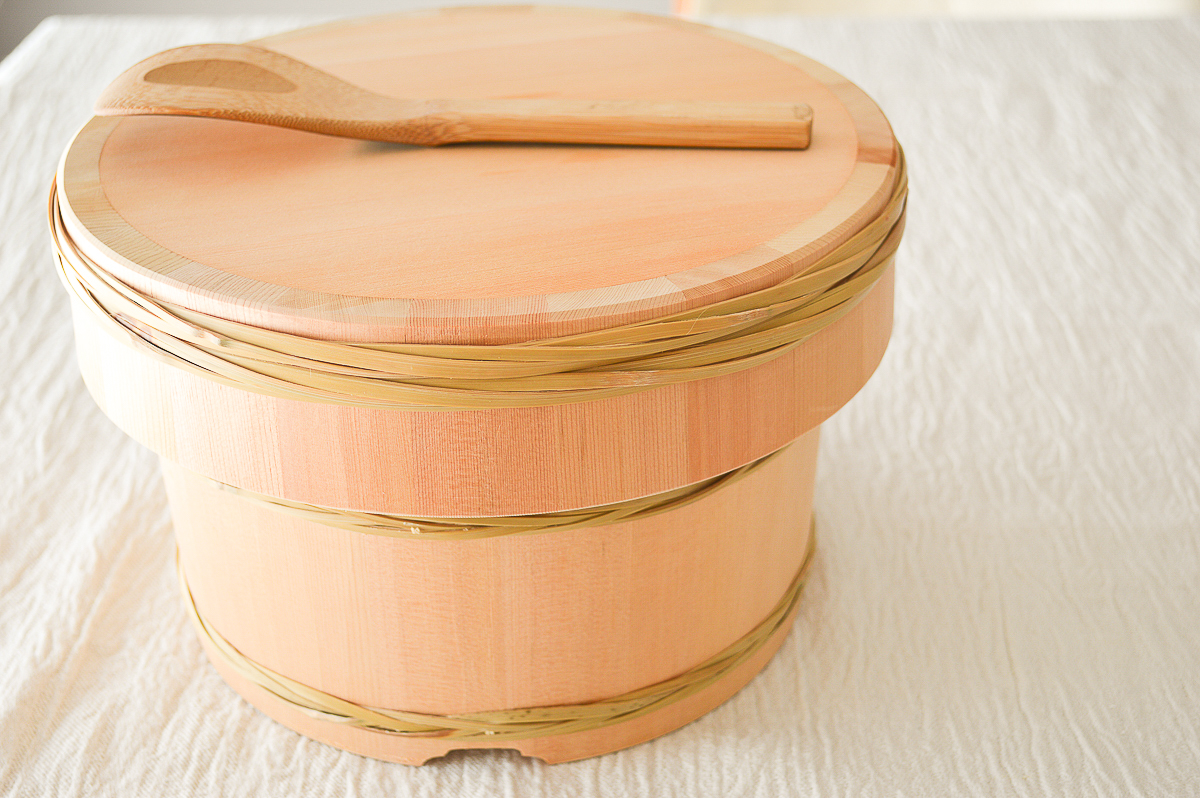 R811116　長野県/さわら　おひつ　竹タガ付　18cm・21cm・24cm・27cm　4サイズ