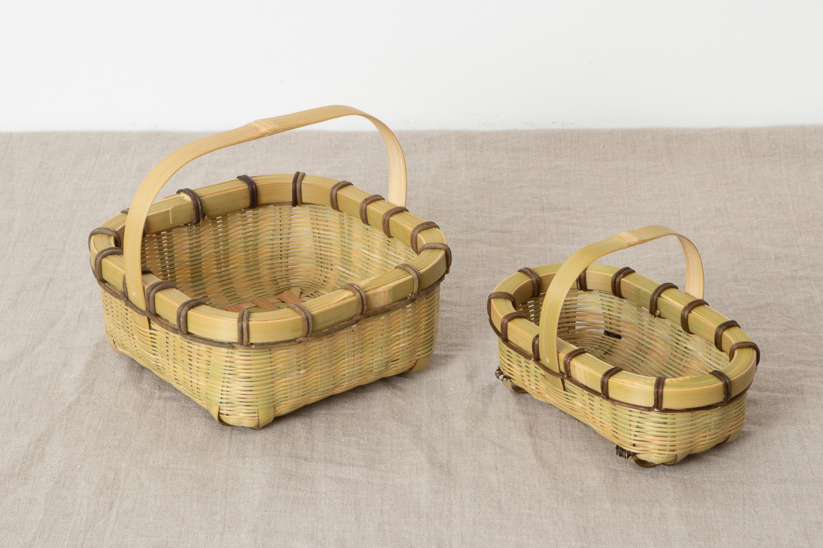 R220621　大分県/真竹　スパイスバスケット　ベビー・小　2サイズ