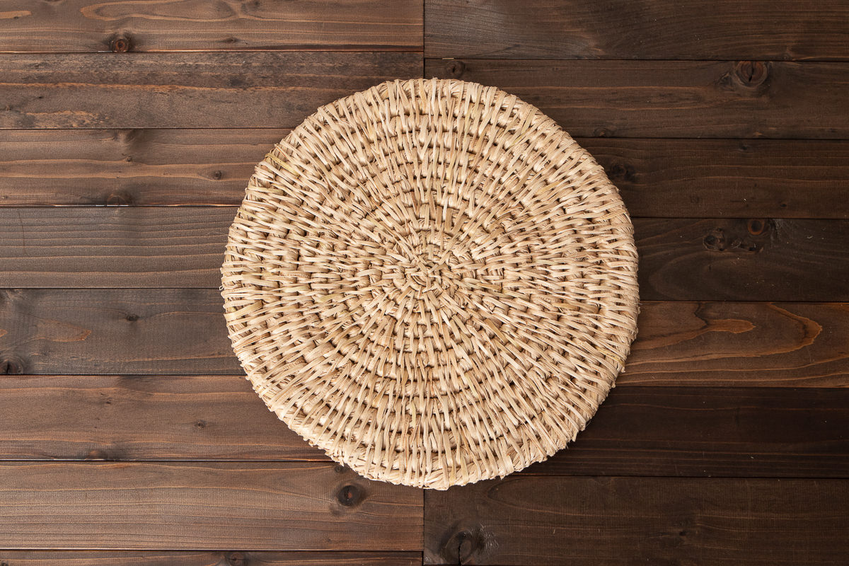 R230608-1　沖縄県竹富島/イトバショウ　円座　直径36cm