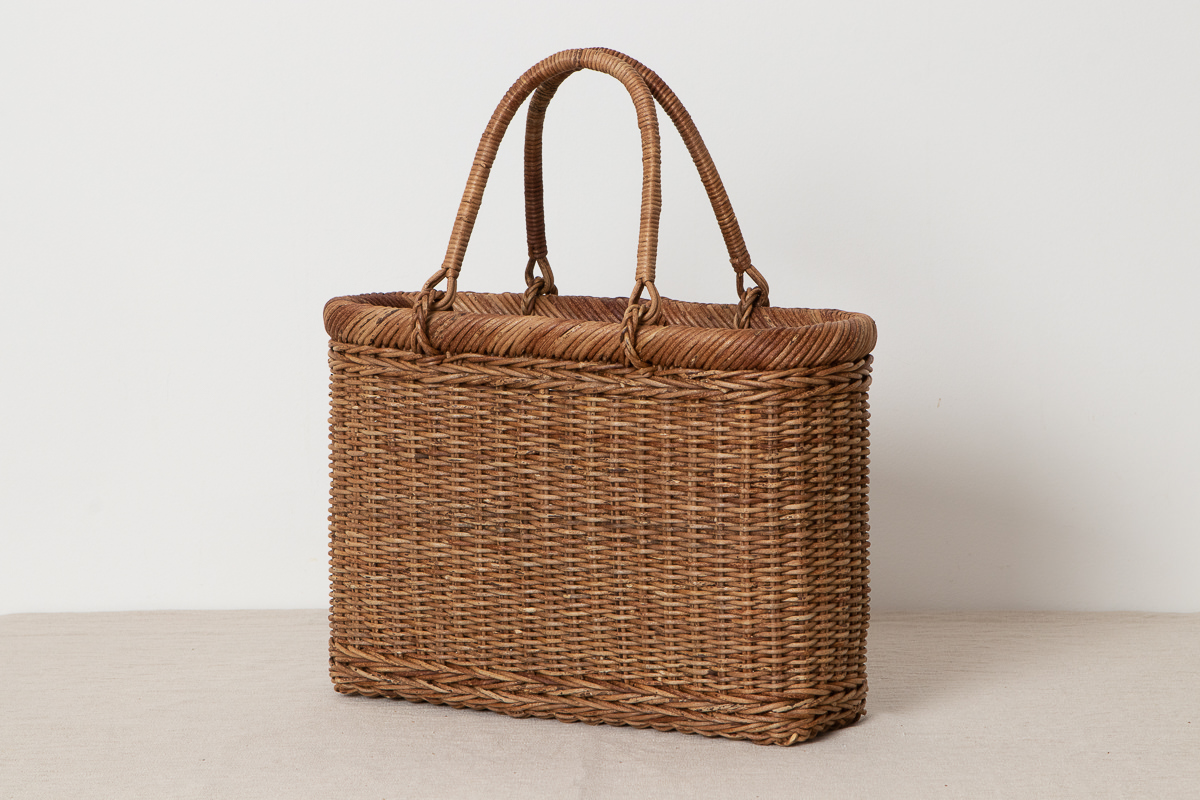 R311220-1　長野県/あけび　並編み　手提げ　A4サイズ