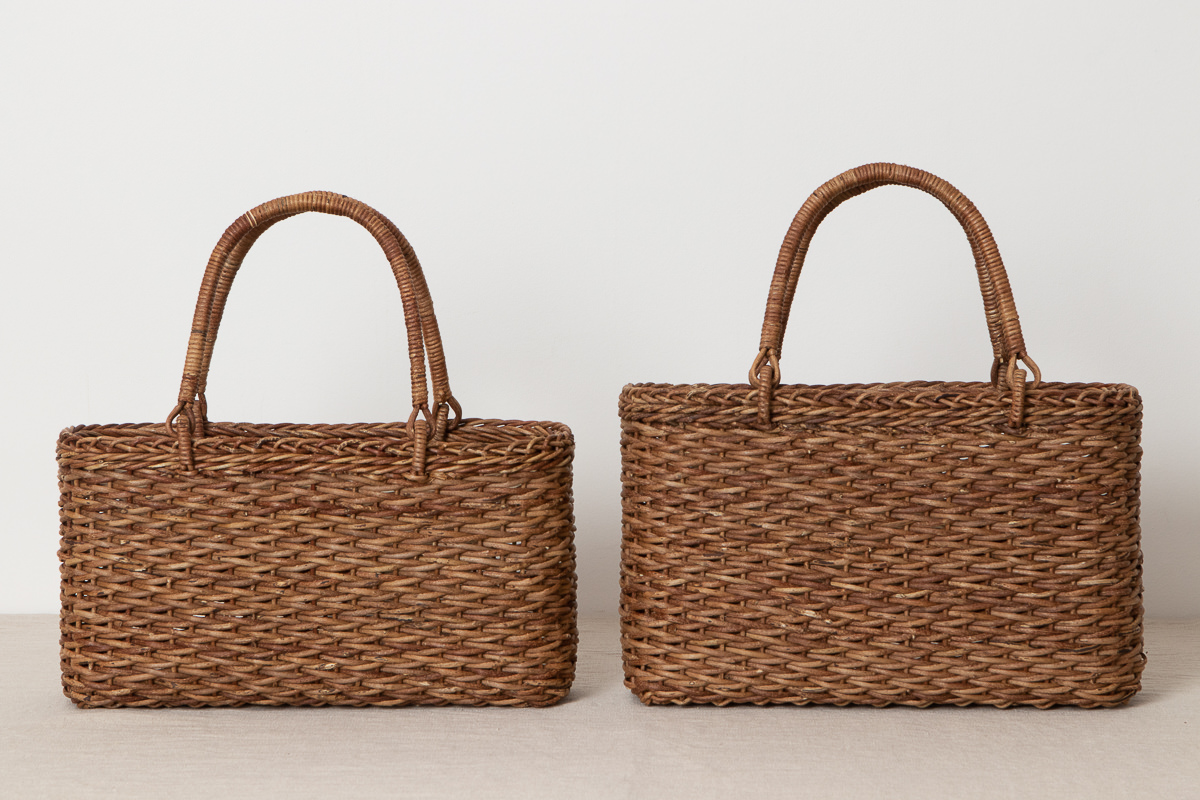 R311224　長野県/あけび　松葉編み　手提げ　中・大　2サイズ