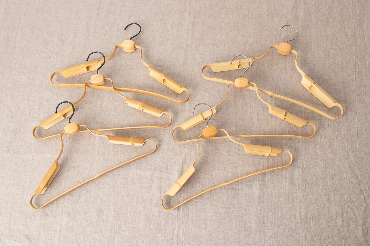 R510401　大分県/真竹　ハンガー（皮付き/研き）　S・M・L　3サイズ